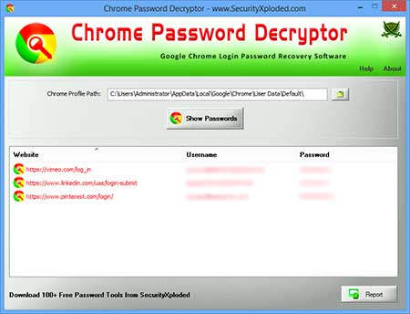 ChromePasswordDecryptor